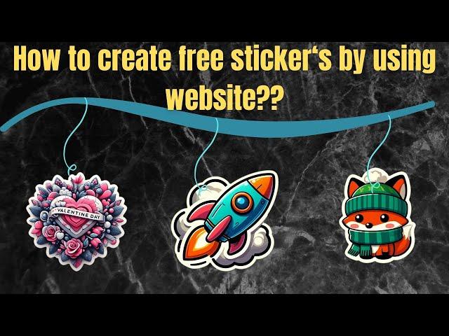 How to create free sticker's by using website | फ्री में स्टिकेर्स कैसे बनाते हे in हिंदी |