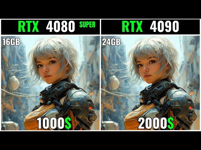 Rtx 4080 Super Vs Rtx 4090 - test in 20 games 1080p -2k -4k