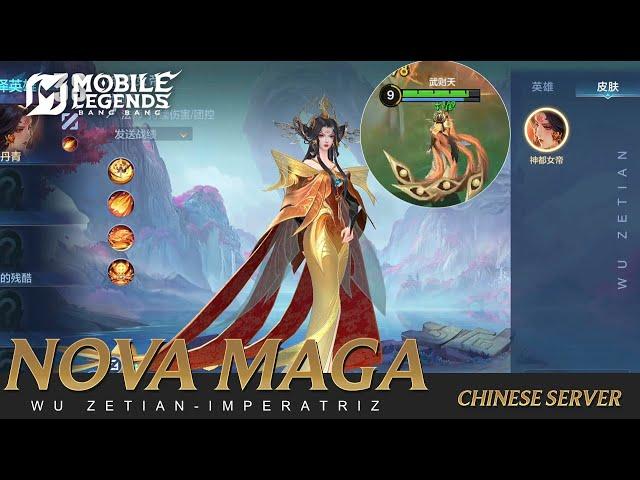 Nova Maga SECRETA do Server Chinês | WU ZETIAN | Game play – Análise Completa!