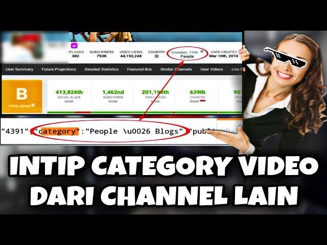 How to Find Youtube Video Categories from Other Channels