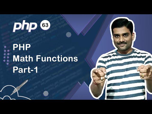 PHP Math Functions Part 1- PHP Tutorial 63 