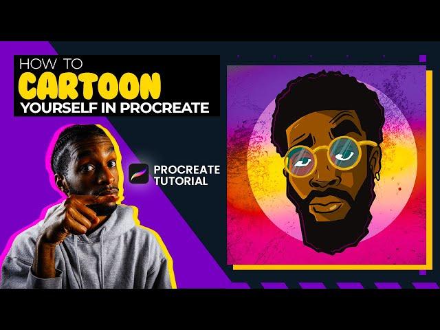 How To Cartoon Yourself in Procreate | Tips and Tricks (SIMPLE)