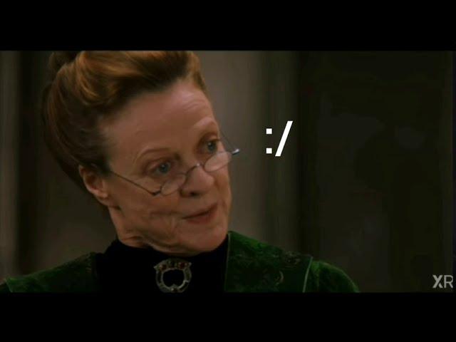 professor mcgonagall being a queen