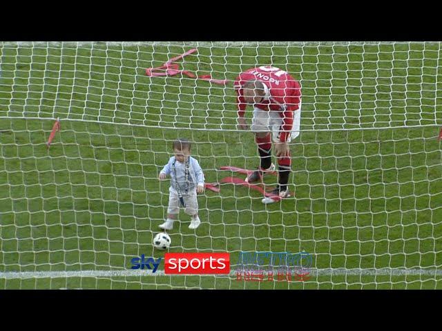 Wayne & Kai Rooney score a goal at Old Trafford