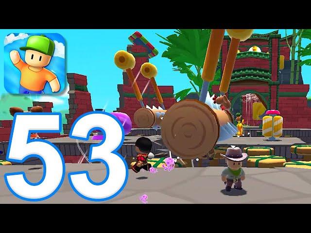 Stumble Guy‪s‬ - Gameplay Walkthrough Part 53 - Tornado Temple (iOS, Android)