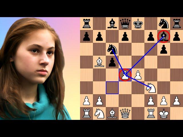 Judit Polgar's Rossolimo Attack wins in 17 moves