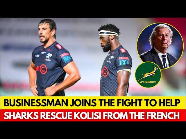 POWERFUL BUSINESSMAN STEPS IN TO BRING KOLISI BACK TO THE SHARKS | SPRINGBOKS NEWS