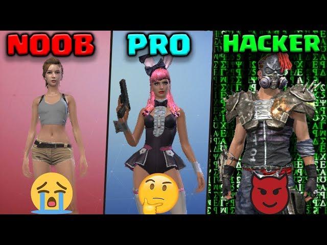 NOOB vs PRO vs HACKER - FREE FIRE | Kurko