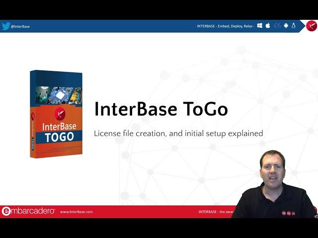 How to license InterBase ToGo?