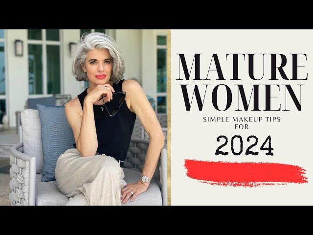 SIMPLE MAKEUP TIPS FOR MATURE WOMEN IN 2024 | Nikol Johnson