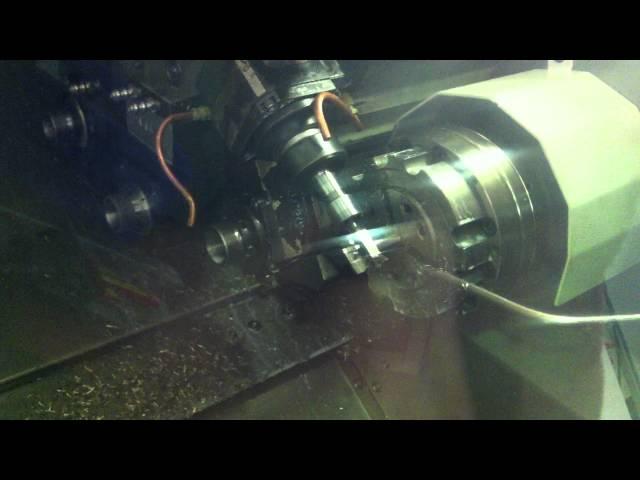 iMachining 316 Stainless Steel, C axis Milling on a MillTurn Machine Part3