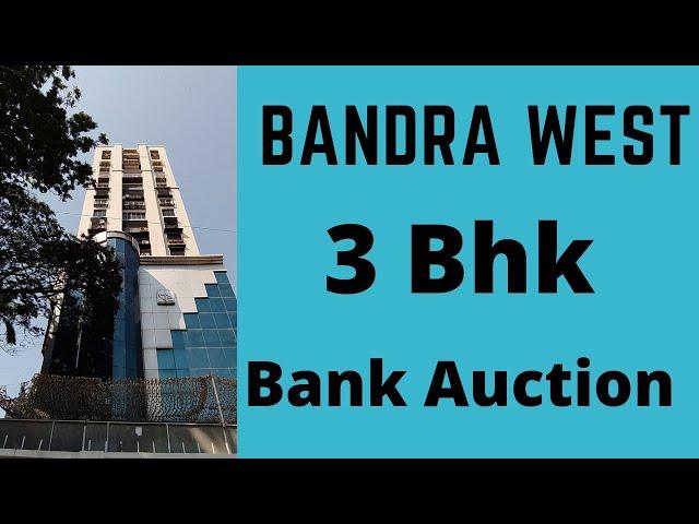 Bandra West I Bank Auction 3 Bhk for Sale at Hill Road Bandra West