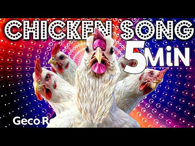 J. Geco - Chicken Song For 5 Minutes Straight | The hens Song & Chicken Dance Song Video 2025