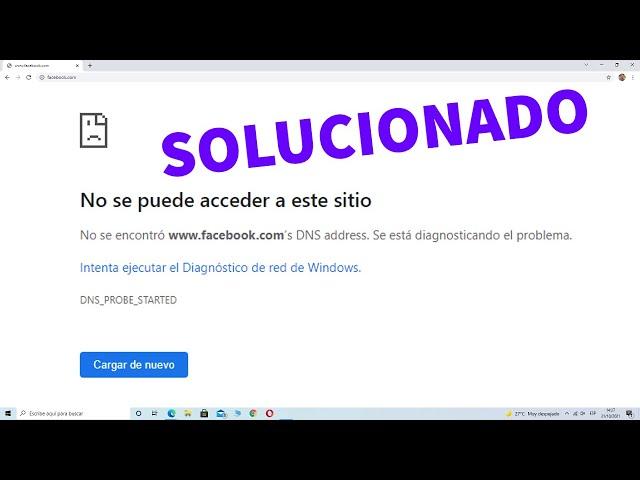 No se puede acceder a este sitio web SOLUCIÓN para TODOS  los Navegadores Chrome Chrome, Edge y Mas