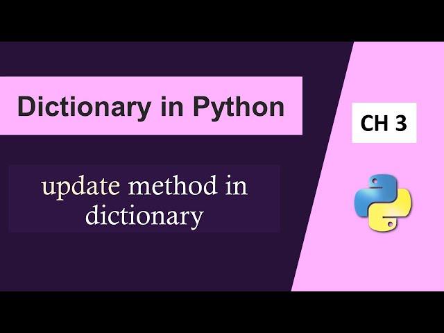 How to Add Multiple Items in Dictionary|update Method in Dictionary|Dictionary in Python Tutorial