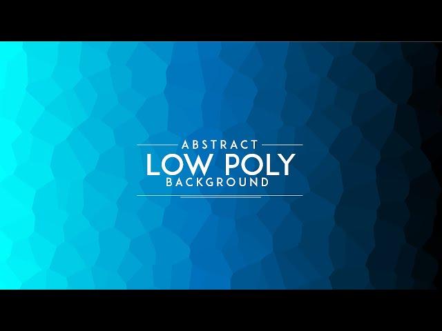 How To Make a Low Poly Background Design | Adobe Illustrator Tutorial