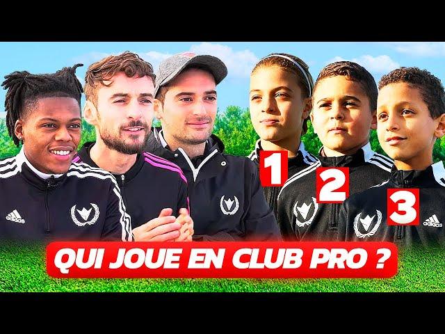 DEVINE QUI EST LE JEUNE QUI JOUE EN CLUB PRO ? (joueurs de 8 à 10 ans)