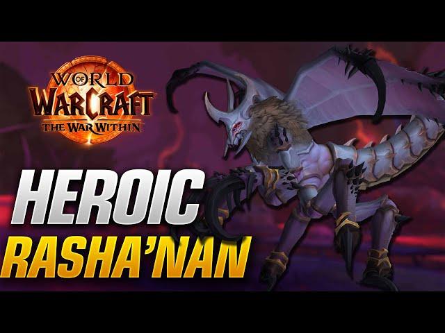 Nerub-ar Palace Heroic Rasha'nan Raid Testing & Kill! | The War Within Beta