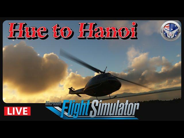 Hue to Hanoi in the Huey - Microsoft Flight Simulator 2020