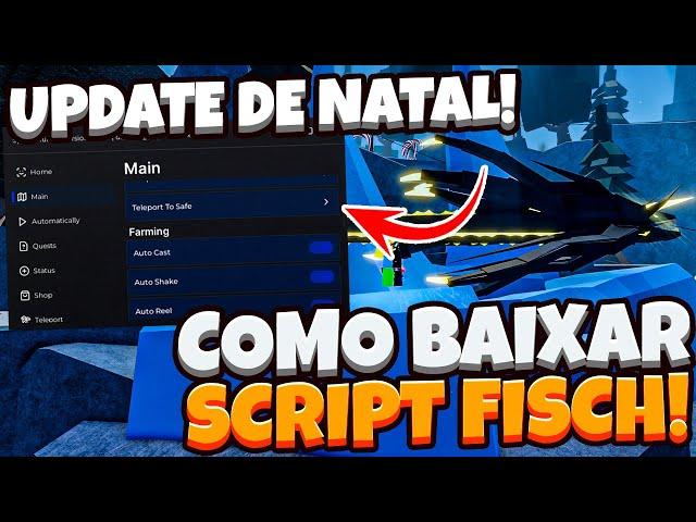 Como Baixar e Colocar SCRIPT no Fisch (CELULAR/MOBILE) | Instalar Executor Roblox/Usar Script