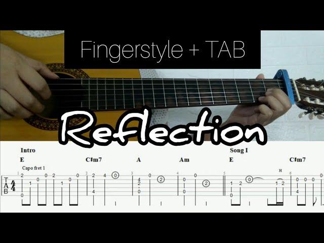 Mulan - Reflection | Fingerstyle Guitar (TABLATURE + CHORD)