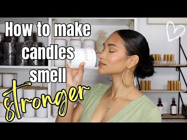 How to make candles smell stronger | Candle making Tips