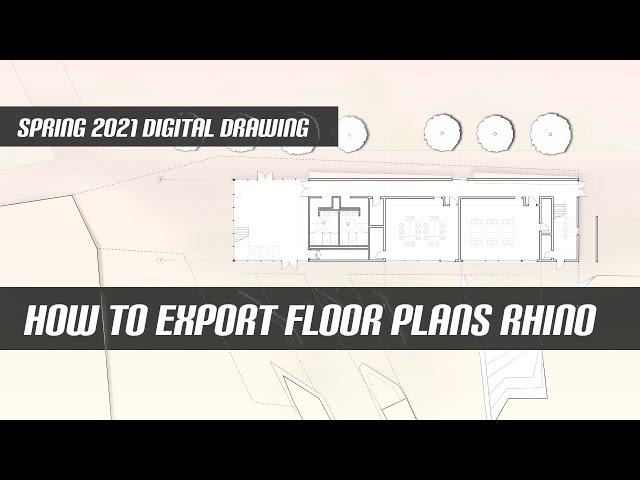 How to Export Floor Plans Rhino + Illustrator