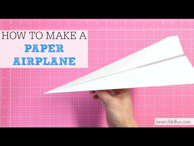 How to Make a Paper Airplane (EASY)