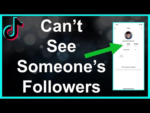 TikTok Not Showing Followers