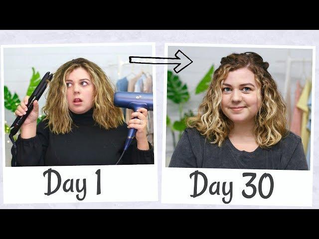 I Tried the Curly Girl Method for 30 Days (wavy hair transformation)