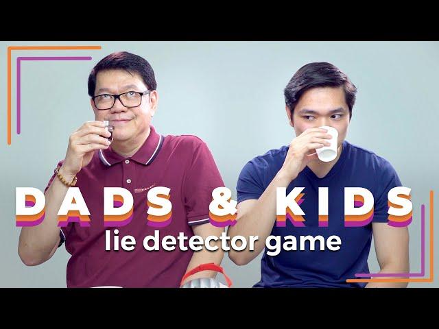 Dads & Kids Play a Lie Detector Drinking Game | Filipino | Rec•Create