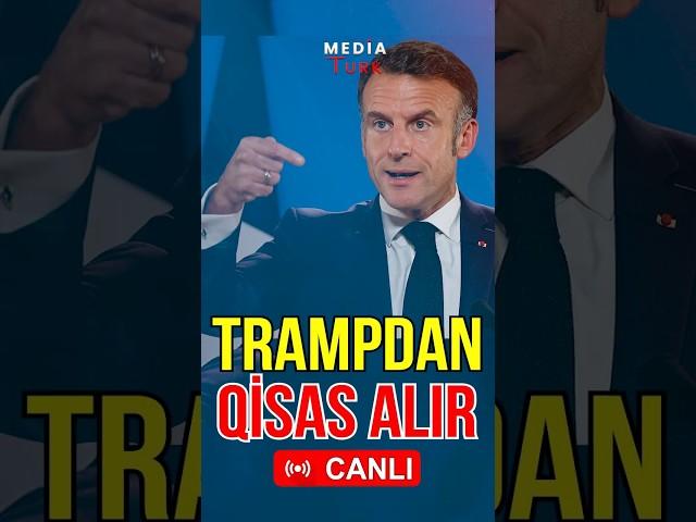 Macron Trampdan qisas alır - Media Turk TV #trend #mediaturk #shortvideo