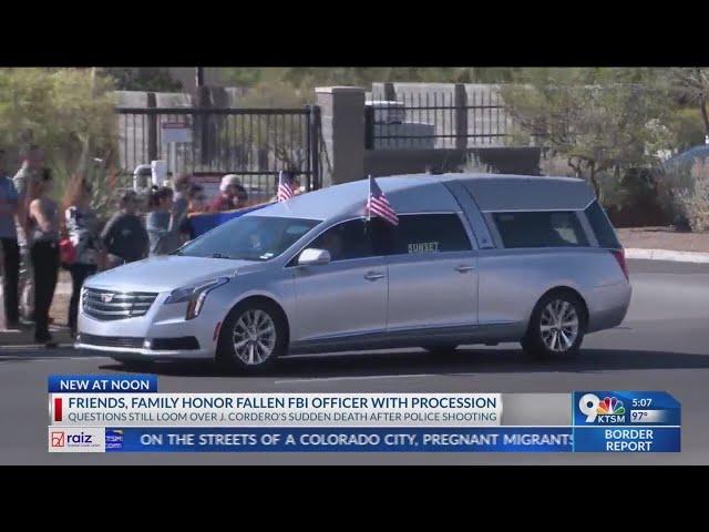 Motorcade for former FBI agent Julio Cordero