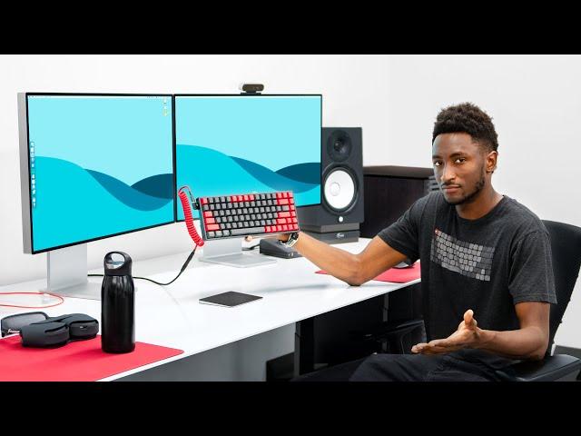 The MKBHD Desk Setup Tour 2021!