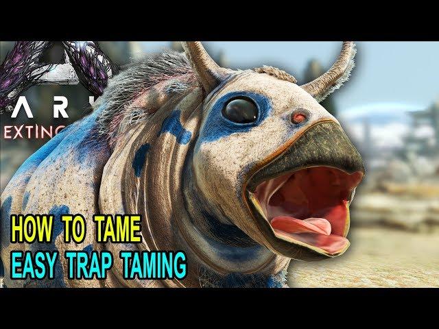 ARK EASY GASBAG TAMING TRAP!! Ark Survival Evolved Extinction Gasbag Taming