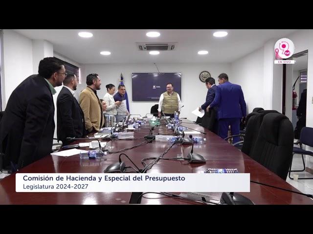 #EnVivo | Comisión de Hacienda y Especial del Presupuesto.