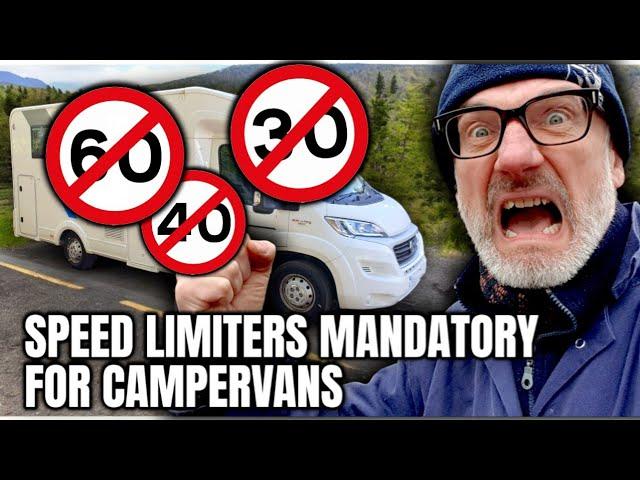 SPEED LIMITERS MANDATORY to ALL new Motorhomes & Campervans