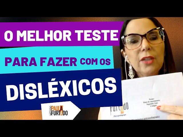 MELHOR TESTE para DISLEXIA com PSEUDOPALAVRAS