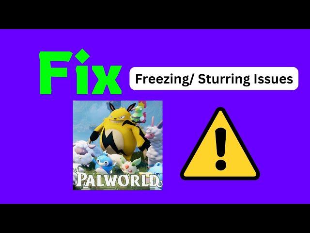 How To Fix Freezing and Stuttering issues in Palworld (Xbox,Pc) | Palworld Lag Fixed