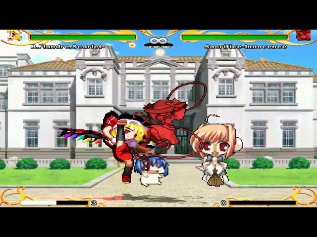 Mugen EFZ - B Flandre Scarlet (9p) vs Sacrifice Innocence (2p)