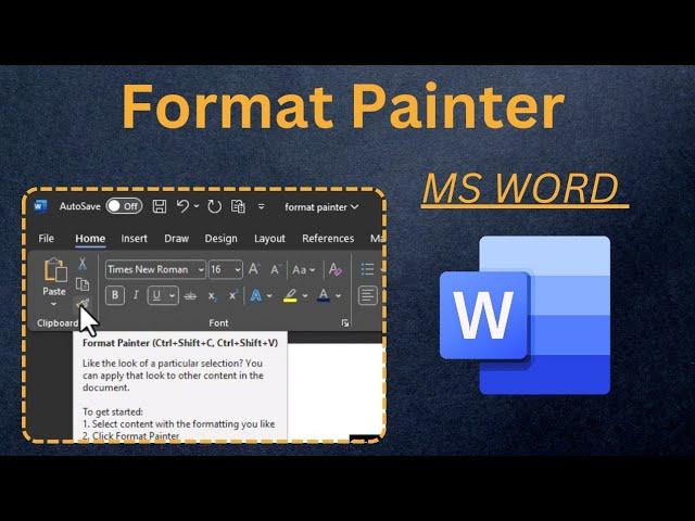 format painter in ms word|How to use format painter in Microsoft word|#formatpainter