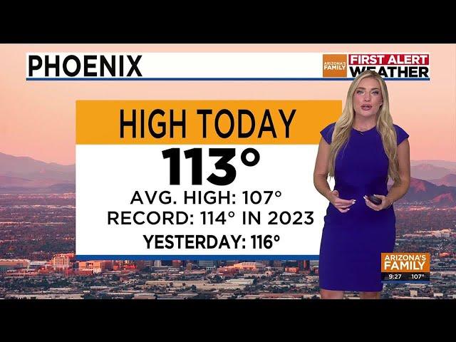 Above average temps continue for Arizona