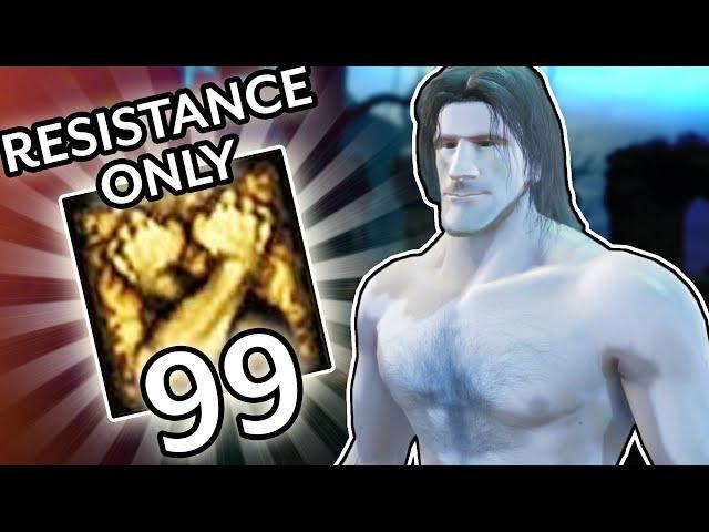 Can I beat Dark Souls 1 while only leveling RESISTANCE?