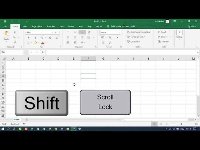 How To Fix Arrow Keys Not Working in MS Excel