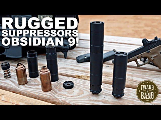 Rugged Suppressors Obsidian 9! Modular 9mm Silencer