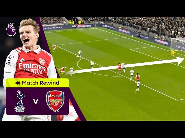 Spurs vs Arsenal | OG & Ødegaard Long Range Goal! | Premier League Highlights