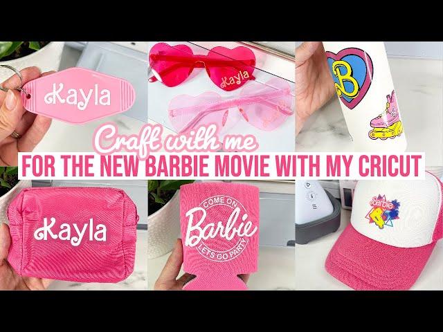 CRAFTING FOR THE NEW BARBIE MOVIE WITH MY CRICUT