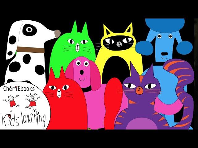 Sensory Video for Babies Bedtime Cats & Dogs Dance!