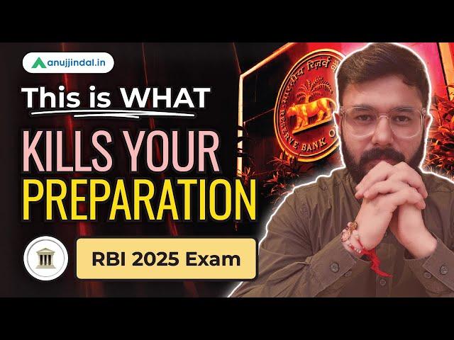 RBI Grade B 2025 | How to Cover All Subjects Before Exam | Preparation Strategy | Anuj Jindal