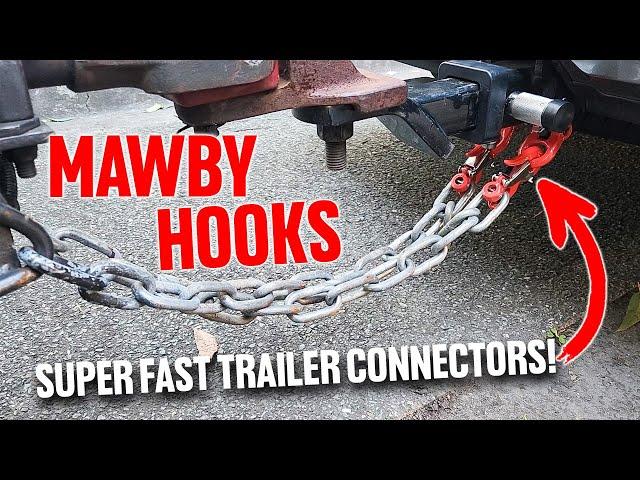 THE MAWBY HOOK - Literally the best AUSTRALIAN quick action trailer connector on the market!